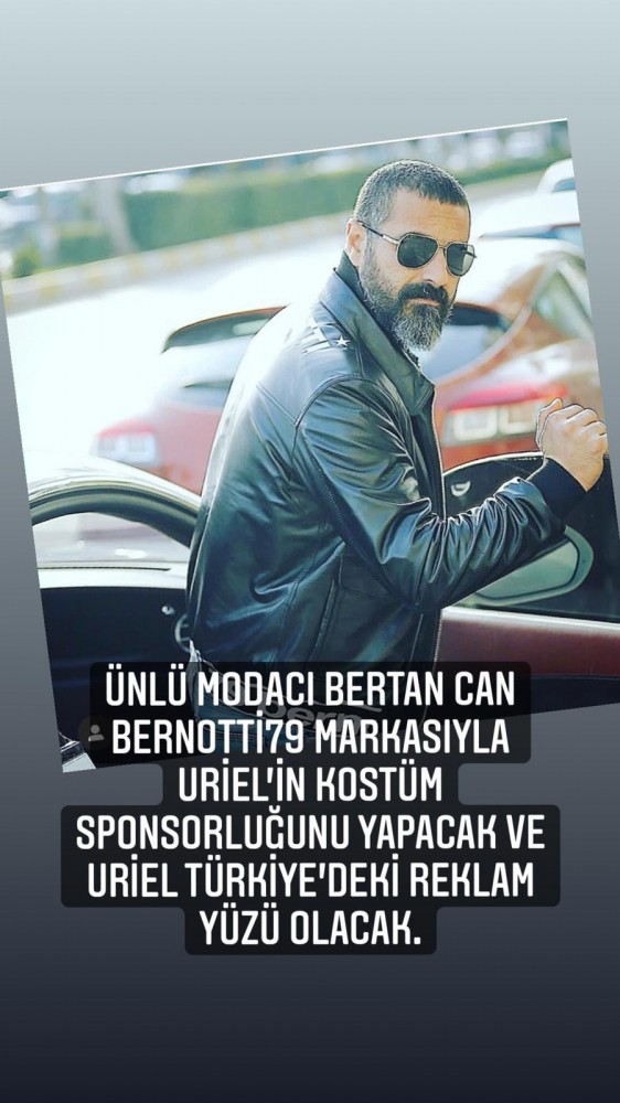 uriel unlu moda markasinin reklam yuzu oldu